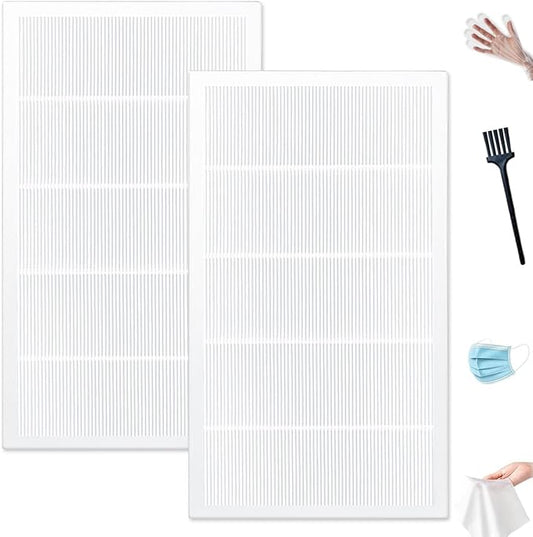 NKA 2-Pack For FAP03 True HEPA Replacement Filters Compatible with Filtrete Ultra Clean Air Purifier FAP03, Equivalent to Part FAP03 FAPF034, Size 21.18" x 11.62" x 0.75"