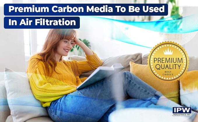 10 Lbs Bulk Water Filter/Air Filter Refill Coconut Shell Granular Activated Carbon Charcoal | 12x40 Mesh