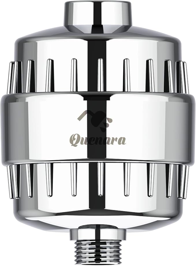 Shower Filter, 20-Stage Showerhead Filters, High Output Shower Head Filter for Hard Water, Water Softener Reduces Dry Skin, Dandruff, Eczema and Improves Skin, Hair and Nails, Chrome