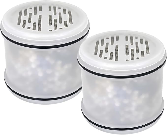 Replacement Fixed Shower Filter Compatible with MakeFit Filtered Shower Head - H5H117, 2 Pcs