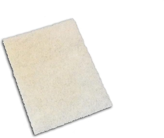 Cut Replacement Skimmer Mat - 14" x 18" x 1.25" Thick Beige Coarse Filter Media to Fit Popular Brands, Made in USA