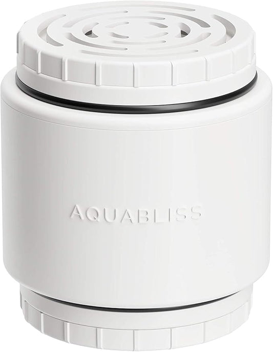 AquaBliss HD Multi Stage Shower Filter Replacement Cartridge for SF400 & SF500-48x Heavy Duty Detox Power. Kiss Itching, Breakage & Dullness Goodbye. Reduce Rust, Chlorine, Toxins. 1-Pack (SFC500)