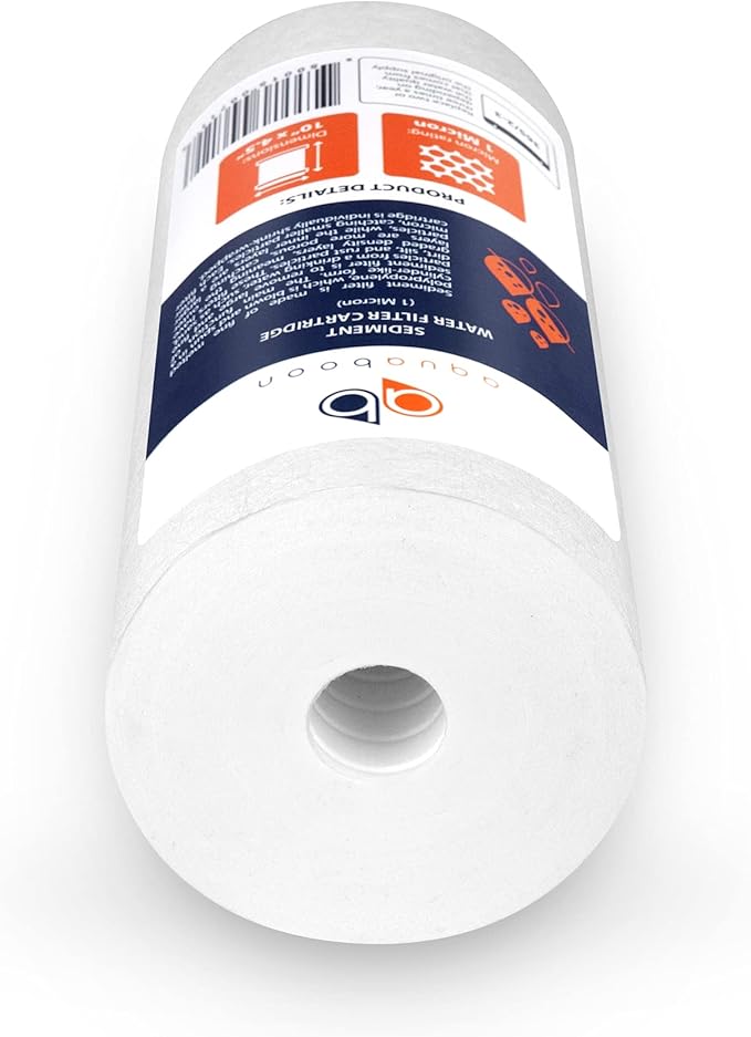 Aquaboon Whole House 1 Micron Water Filter 10 x 4.5 Against Sediment Water Filter Cartridge Replacement Compatible with DGD-5005, AP810, 2-Pack