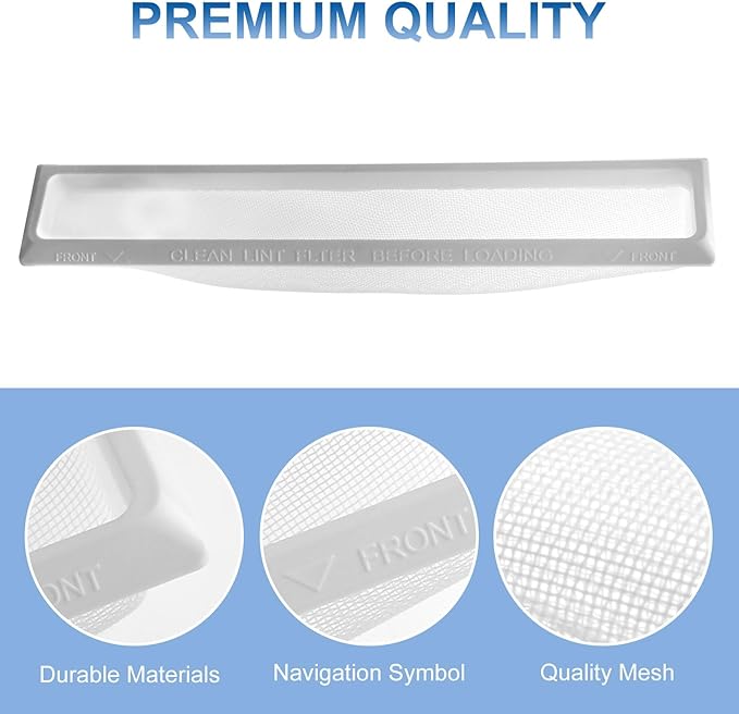 131359600 Dryer Lint Filter Screen Replacement Fit for frigi-daire, ken-more Dryers, Repalce 5304516871, 131152700, 131359601, 131359602, 131359603, 5304516872