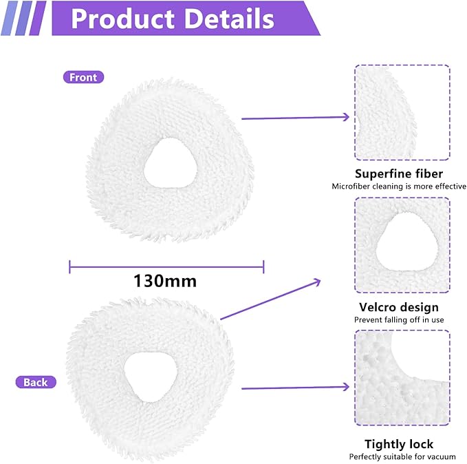 Accessories Replacement for Narwal Freo Robot Cleaner Vacuum Accessories Set 2X Brush 2X Filter 4X Mop 4 SideBrush