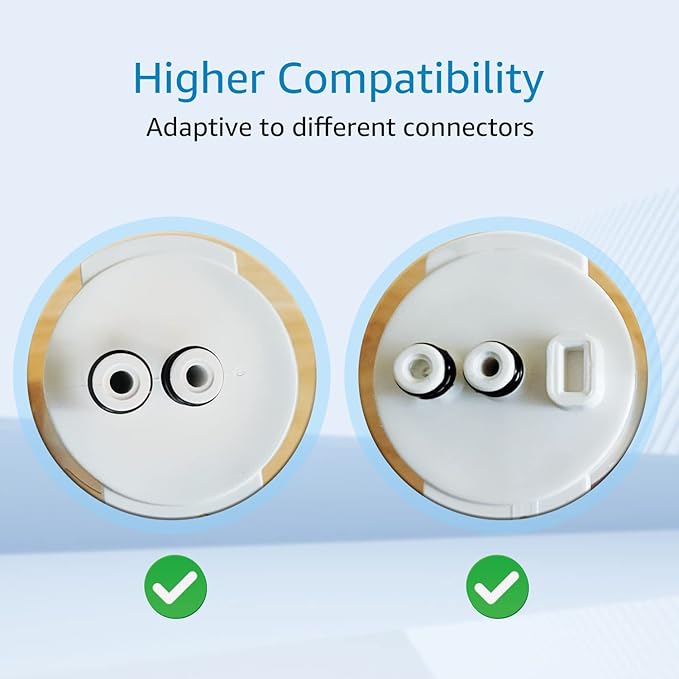 AQUA CREST RC 3 EZ-Change, WFQTC30001/70001 Advanced Water Filter Replacement, Replacement for Culligan ®RC-EZ-3, IC-EZ-3, US-EZ-3, RC-EZ-1, Brita USF-201, USF-202, DuPont®, 2K Gallons (Pack of 2)