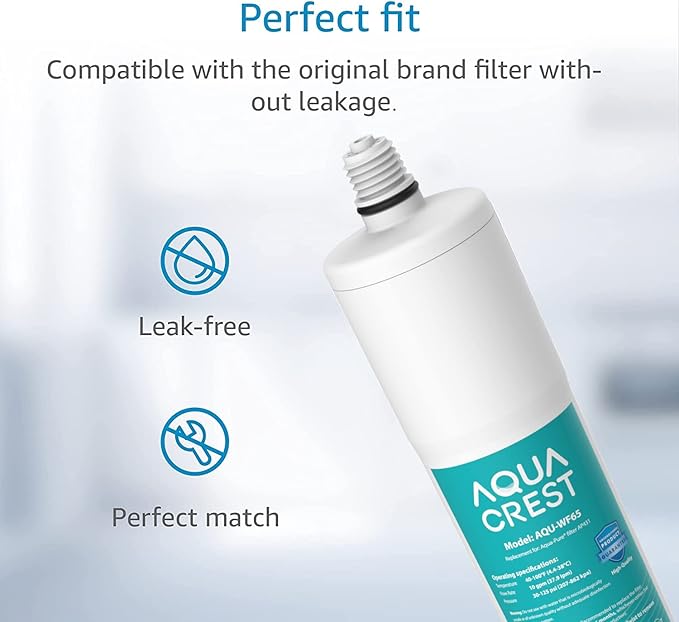 AQUA CREST AP431 Replacement for Aqua-Pure AP430SS, Whole House Scale Inhibitor Water Filter, Helps Prevent Scale Build Up On Hot Water Heaters and Boilers, Pack of 1