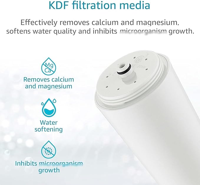 AQ-4125 Shower Filter for Aquasana® AQ 4125, AQ-4100, AQ-4100NSH, AQ-4105 Shower Water Filter System, Jonathan Product Beauty Shower Filter(2 Pack)