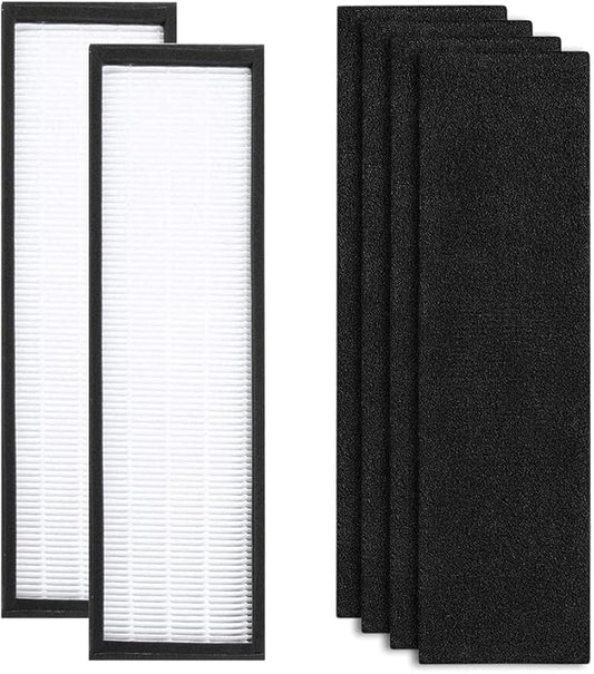 FLT4825 True HEPA Replacement Filter B Compatible with Guardian Air Purifier AC4825, AC4825E,AC4300BPTCA,AC4850PT,AC4900CA(2 HEPA + 4 Carbon Filters)