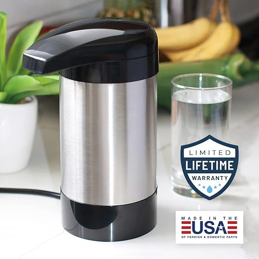 WaterChef C6500 Premium Countertop Water Filter System (Black), 600 Gallon Capacity, NSF/ANSI Certified for 78 Contaminants, Made in USA