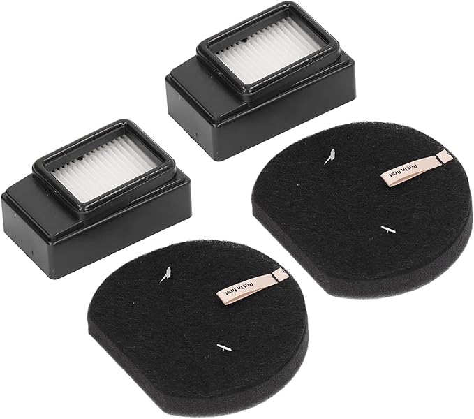 Vacuum Cleaner Filter Set for Bissell ICON Pet 2792, 1621427, 621616, 1621064 - 2 Sets - Cotton Filter - High Efficiency - Reusable - ABS Material