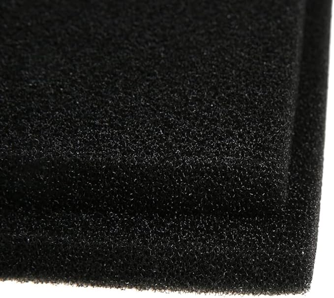 ALEGI 4 Pieces Aquarium Filter Foam Sponges Pad, Fish Tank Bio Sponge Coarse Sheet Filter Media Pad, Cut-to-Size Foam for Pet Filters (9x9x1 Inch 2 Pcs)