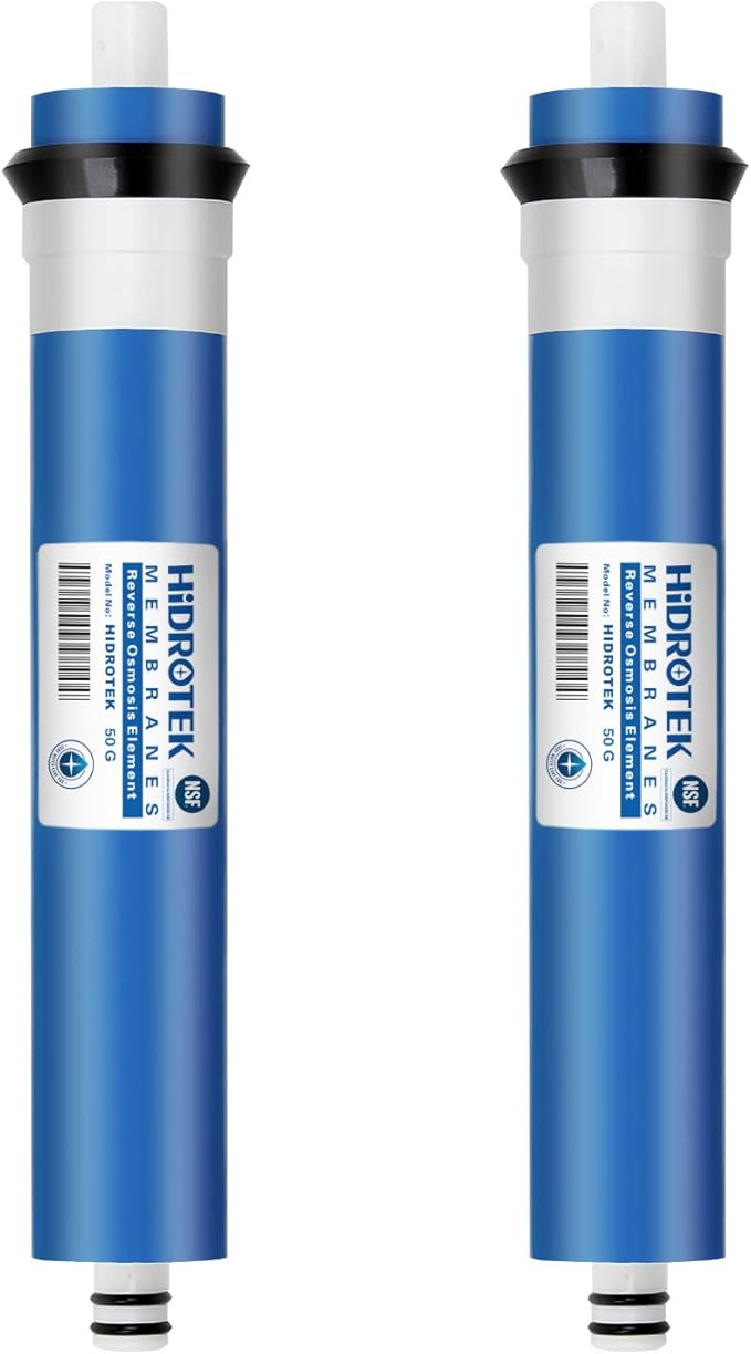 Geekpure Reverse Osmosis RO Membrane 50 GPD -NSF Certificated-Water Filter Replacement -Pack 2