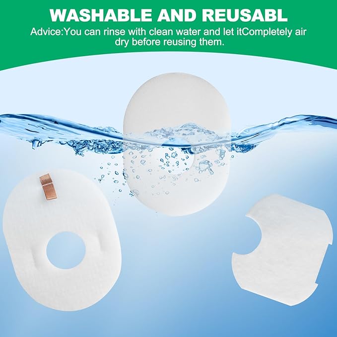 6 Pack Filters Replacement Set for Shark Rocket CS100, CS110, HV290, HV292, HV300, HV300C, HV300W, HV300WC, HV301, HV301C, HV301Q, HV302, HV302Q, HV303, HV305, HV307QB, HV308Q, HV310, UV450