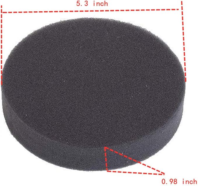 6 pack vacuum replacement filter Compatible With Bissell 1214 2252 2486 2489 24899 27909 22543 Cleanview Rotary Pet Upright vacuum cleaner Motor Filter Replacement Part Number #1608225