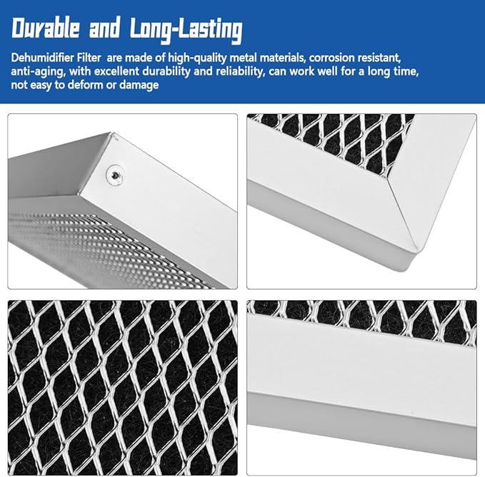 5695 Dehumidifier Filter 2PC 12x8x1 Fit for Aprilaire 1820 1820Z E070 E070KZ E070KZM E070N E070T E070Z Washable MERV 8 Replacement