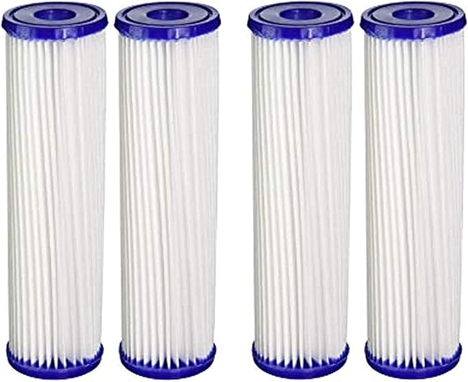 CFS – 4 Pack Water Filter Cartridges Compatible with EQ-PFC.35 Models – Remove Bad Taste & Odor – Whole House Replacement Water Filter System, White