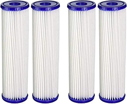 CFS – 4 Pack Water Filter Cartridges Compatible with EQ-PFC.35 Models – Remove Bad Taste & Odor – Whole House Replacement Water Filter System, White