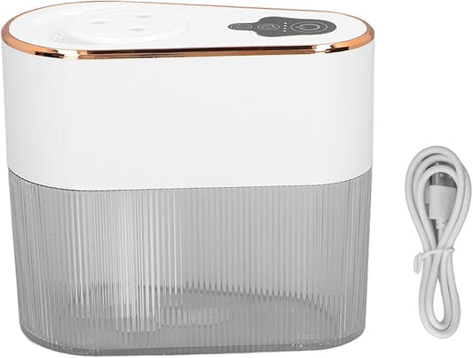 2.2L Water Tank Quiet Cool Mist Humidifier 4.5W USB Rechargeable Humidifier Night Light Aromatherapy, for Car Home Room Office