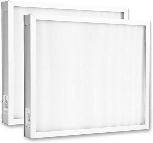 2 Pcs Upgrade HEPA 550 Filter, F301H Air Scrubber Stage 2 HEPA Filter, HEPA Air Shield 550 Filter,16 x 19 x 2", AS-550 Filters, Replacement for BlueDri, Dri-Eaz, Phoenix, and Bear