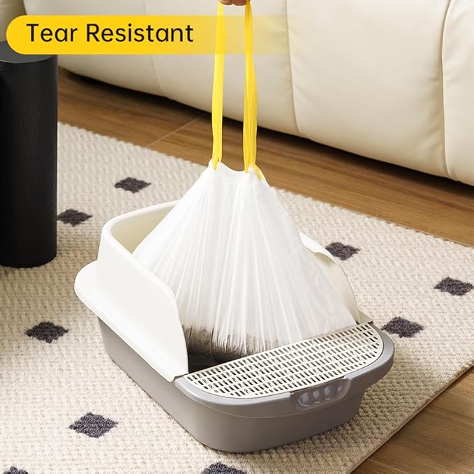 120 Count Self-Cleaning Litter Box Liners Compatible with PURA X/MAX - Leakproof & Odor-Control Design, 2x Thicker Material Than Standard Liners, Automatic Cat Litter Box Accessories