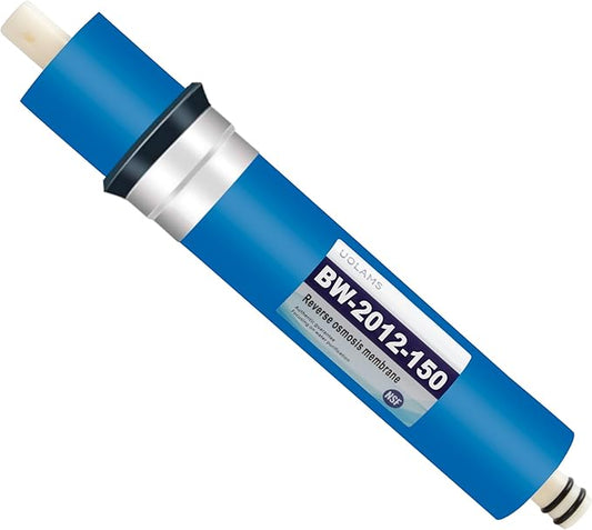 Reverse Osmosis Membrane 150 GPD RO Membrane Water Filter Replacement, 11.75"x1.75" Standard for Under Sink RO Drinking Water Filter Filtration Purifier System