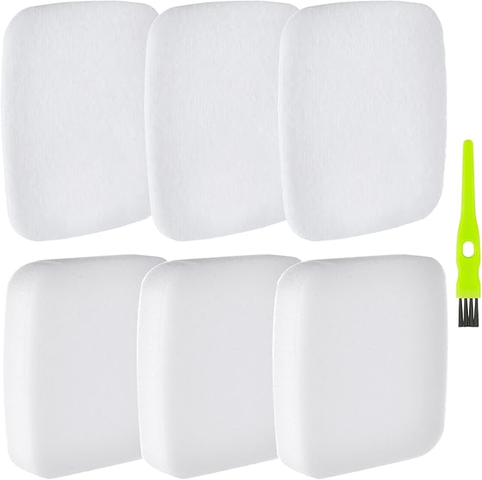 Filters Replacement for Shark Performance Lift Away UV850 UV900 DuoClean PowerFins Upright Vacuum,3 Foam & 3 Felt Filter Kit, Compare to Part #XFFK602UKT (Not Fit LA502, LA322 Vacuum)
