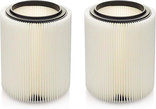 Replacement Filter for Craftsman and Ridgid Shop Vacs Part # 9-17816 & Part # VF4000, 2 Pack, Original Filter
