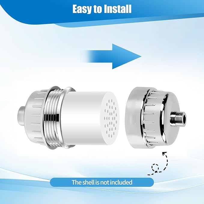 4 Pack 20 Stage Shower Filter Cartridge Replacement (No Housing),Universally Compatible With Any Similar Design,Shower Filter For Hard Water Shower,home water purification accessories