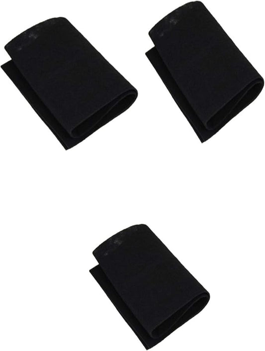 CFS 3-PACK Cut-to-Fit Carbon Pad 16 x 48 inches for Air Filters Charcoal Sheet fits Air Purifiers Range Hoods Furnace Filters removes Odor V O C Parts Accessories Replacement Replenishment and more