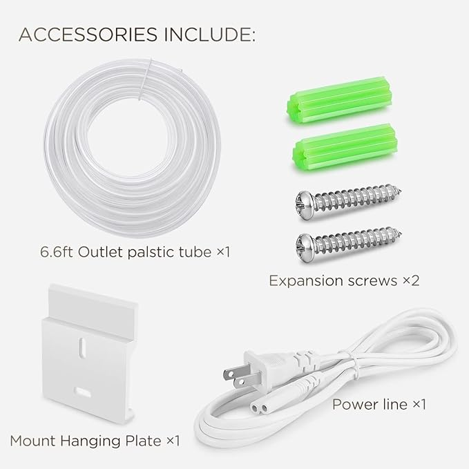 FUJIWARA Condensate Pump Automatic Condensation Drain Removal Mini Quiet Pump for HVAC,Air Conditioner,Dehumidifier,Furnance,Ice Maker,Wall Mounted Suitable for A/C 1-3HP, White