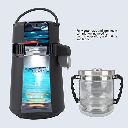 Water Distillers, 6L Carafe, Countertop Water Distiller, Replacement Glass Collection Bottle Distiller, for Home