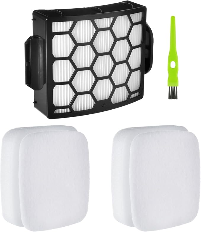 UV850 UV900 Filter Replacement for Shark Performance Lift Away DuoClean UV850 UV900 LA492 LA490 Upright Vacuum, 1 HEPA Filters and 2 Foam & Felt Filters, Compare to Part #XHF320 & XFFK602UKT