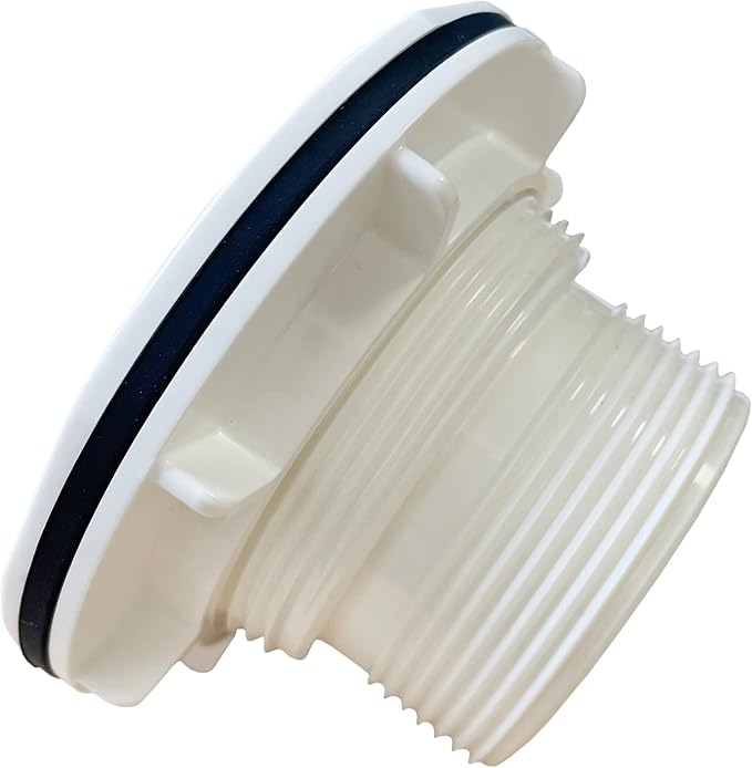 Threaded Inlet Strainer Kit for Stock Tank Pools,Stock Tank Pool Filter Kit, Intex Pool Accessories, Includes Rubber Washer, Strainer Nut and Grid, Fits Intex Filter Pumps with 1-1/2" Hoses