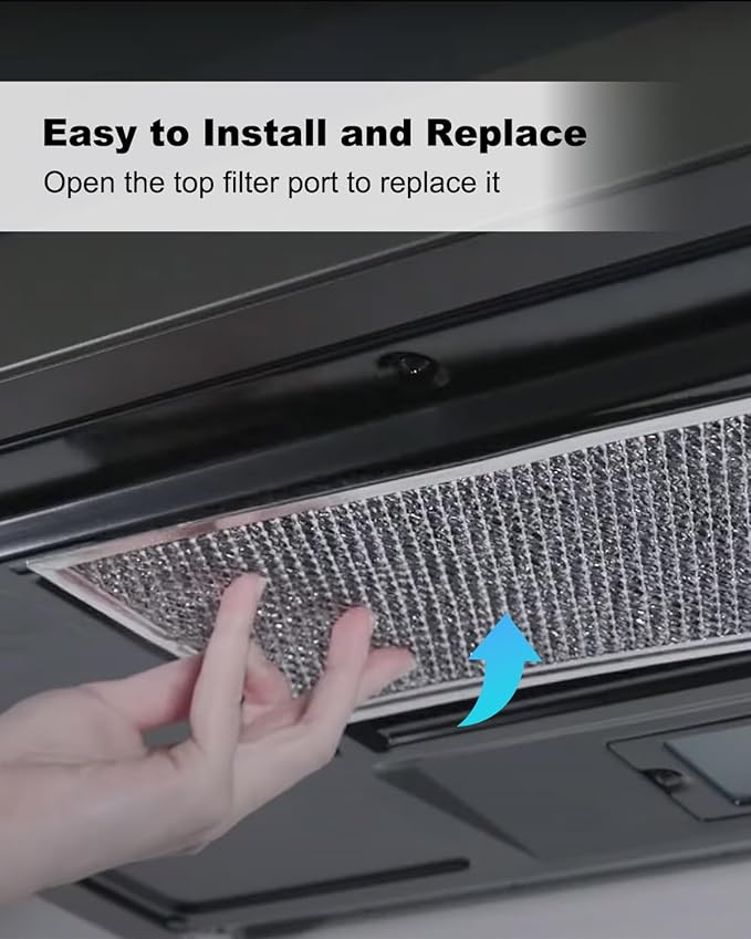 2 Pcs Microwave Grease Filter Fit for GE JVM6175SF1SS, JVM6175SK1SS, JVM6175SK2SS, JVM6175SK3SS