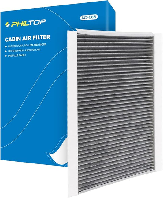 PHILTOP ACF086 (CF10436) Cabin Air Filter, Replacement for Sprinter2500 (2007-2019), Sprinter3500 (2007-2019), Premium Cabin Filter with Activated Carbon Filter Up Dust Pollen Odor