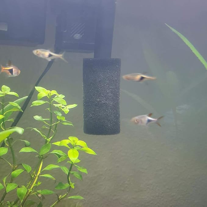 4 Pack Aquarium Pre-Filter, Small Foam Sponge Pond Filter Pad Media for Replacement Filter Fish Tank, for Outdoor Ponds