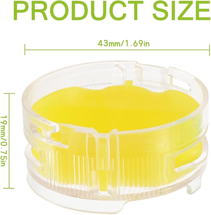 Odor Neutralizer Cartridge Replacement for Shark AZ3000 AZ3002 HZ3000 HZ3002 HZ702 IZ862H IZ562H ZD550 ZU102 LA702 Odor Elimination Replacement 1541FC3000(Pack of 4pcs,Lemon)