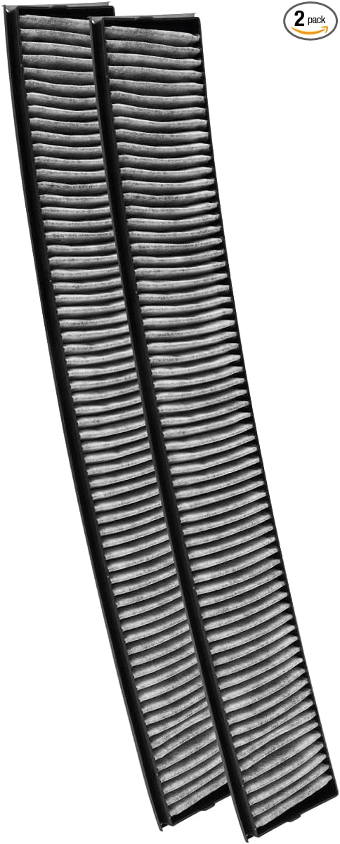 2-PACK HEPA Cabin Air Filter Fits for BMW 330Ci, X3, M3, 330xi, 330i, 328is, 328i, 325xi, 325i, 318ti, 325Ci, 323is Activated Carbon Cabin Filter Replacement for CF10362