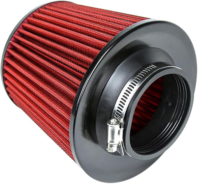 Kyostar Universal RED 3 Inch 76mm Air Intake Cone Filter Replacement Quality Dry Air Filter