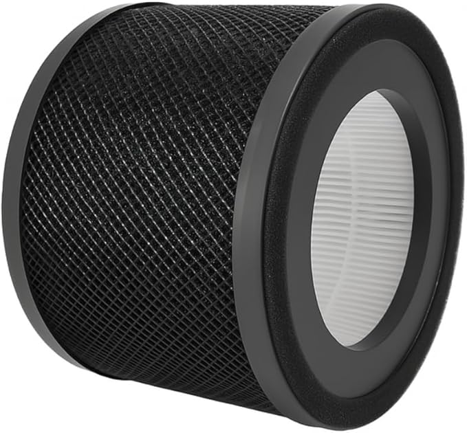 Nispira True HEPA Replacement Filter for Air Purifier, Compatible with Tao Tronics TT-AP001, 2 Packs