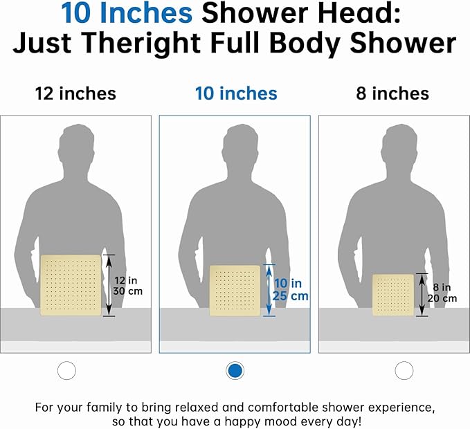 G-Promise All Metal 10" Dual Square Shower Head Combo | Rain Shower Head | Handheld Shower Wand | Adjustable | 3-Way Diverter | 71" Extra Long Hose - A Bathroom Upgrade (Polished Brass)