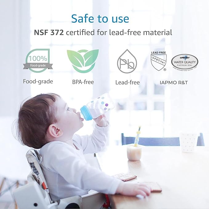 AQUACREST DW80/90 Under Sink Water Filter, Replacement for Aqua-Pure AP-DW80/90, AP-DWS1000, Kohler K-201-NA, Kohler K-202-NA (Pack of 2), Model No. WF60-80/90