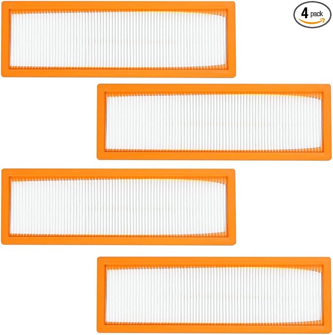 RE198488 Cabin Air Filter Fits For JD Tractor 5525 5320 5325 5420 5425 5525 5725 6110D 6115D 6140D 6603 Replaces OE# PA30086 WP10160 RE73220 (Set of 4)