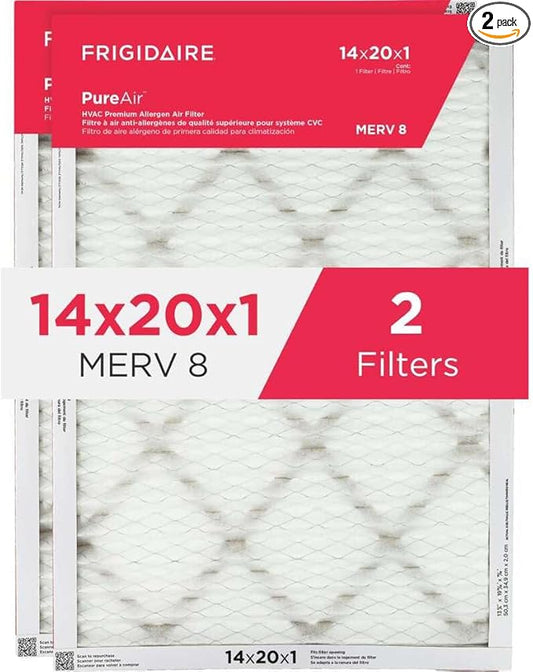 Frigidaire PureAir® 14x20x1 MERV 8 HVAC Air Filter - 2 PK