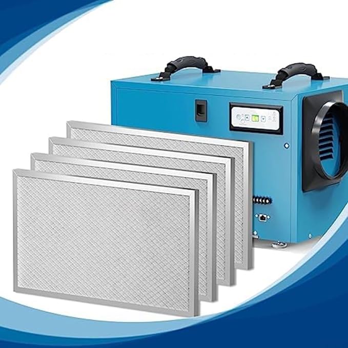 Filter Replacement Parts For AlorAir Dehumidifiers, 4 Pcs 17.2 * 8.81'' Aluminum Accessories For Models HD55, HDi65