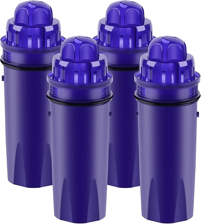 ICEPURE Pitcher Water Filter Replacement for PUR CRF950Z, CRF-950Z, PPF900Z, PPF951K, PPT700W, CR-1100C, CR1100CV, DS-1800Z, PPT711W, PPT711B, PPT111W and More PUR Pitcher and Dispensers System, 4PACK