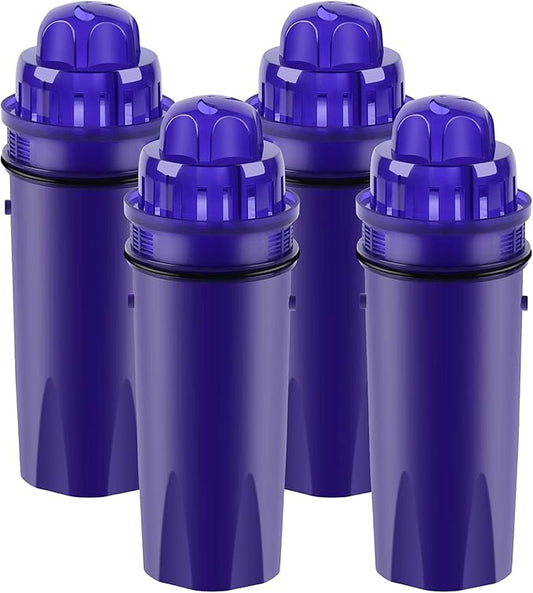 ICEPURE Pitcher Water Filter Replacement for PUR CRF950Z, CRF-950Z, PPF900Z, PPF951K, PPT700W, CR-1100C, CR1100CV, DS-1800Z, PPT711W, PPT711B, PPT111W and More PUR Pitcher and Dispensers System, 4PACK