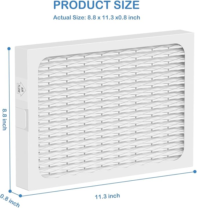 MERV 13 Dehumidifier Replacement Filter Compatible with Honeywell TrueDRY DH65 DR65, Part 50049537-002/U, 50049537-005, 4 Pack