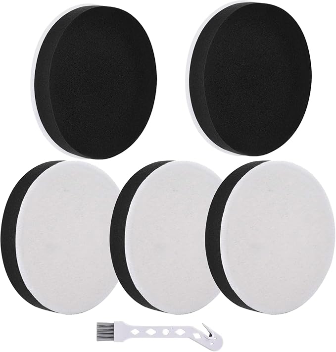 Filters Replacement for Eureka neu10ae4 neu10ae5 Airspeed Compact Bagless Upright Vacuum NEU100 NEU102 Series,Compare to Part # E0106, 5 Pack